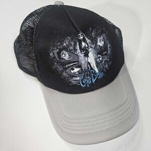 Corpse Bride Trucker‎ Hat Tim Burton H3 Headwear Snapback Graphic Curved Brim